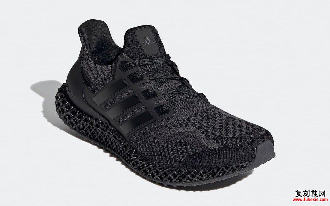 adidas Ultra 4D Core Black G58160发售日期