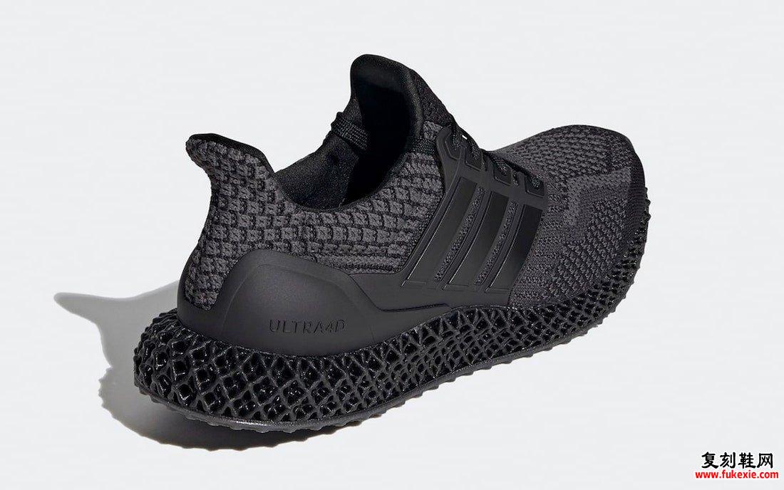 adidas Ultra 4D Core Black G58160发售日期