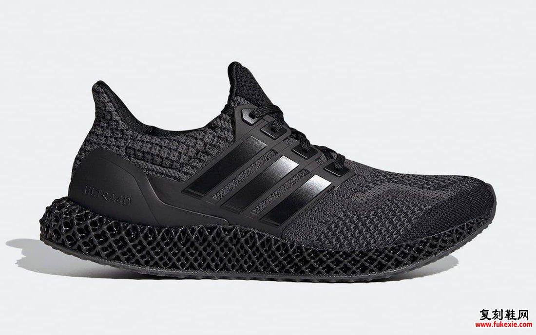 adidas Ultra 4D Core Black G58160发售日期