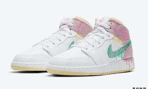 Air Jordan 1 Mid GS Paint Drip DD1666-100发售日期