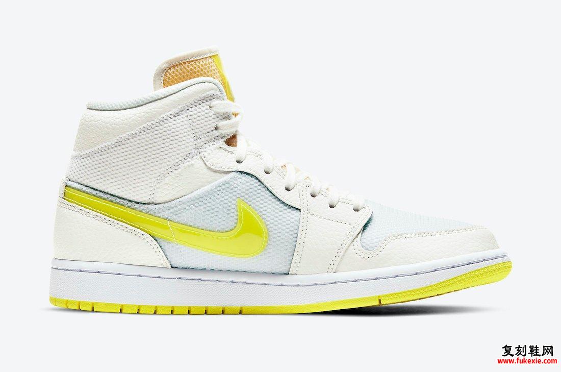 Air Jordan 1 Mid SE Voltage Yellow DB2822-107发售日期信息