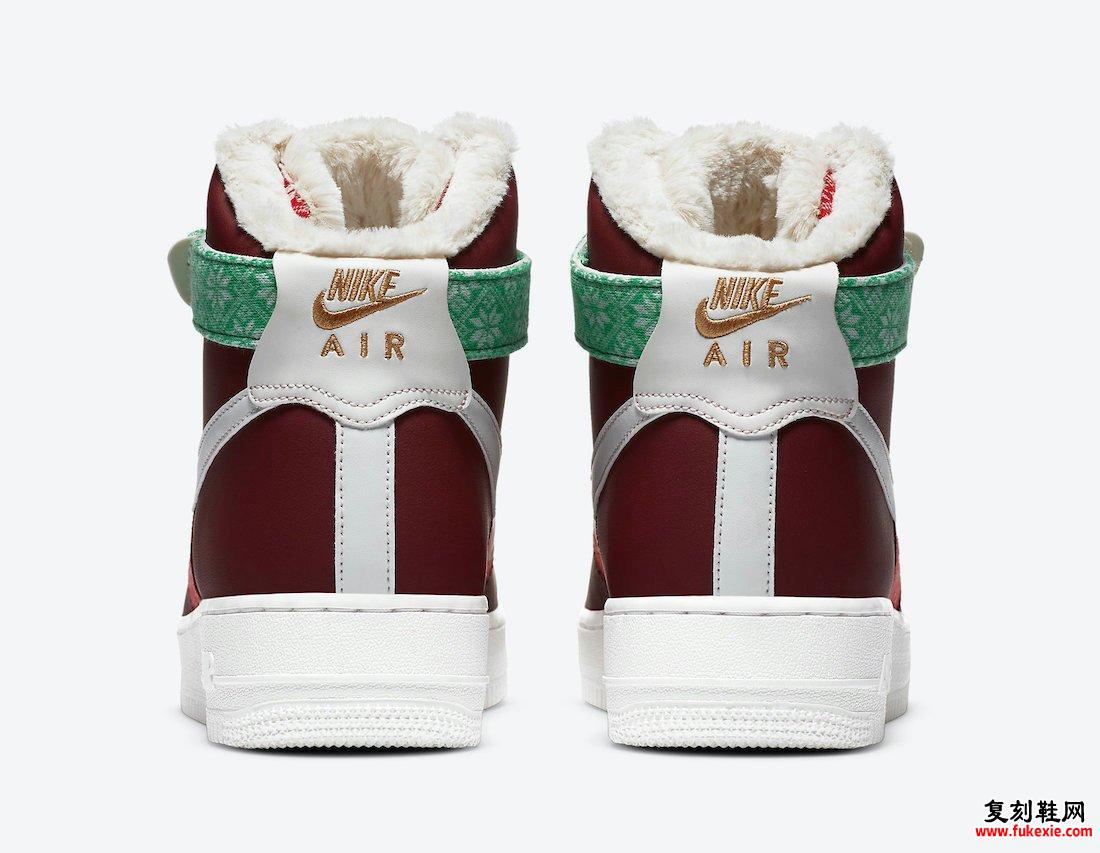 Nike Air Force 1 High Christmas DC1620-600发售日期