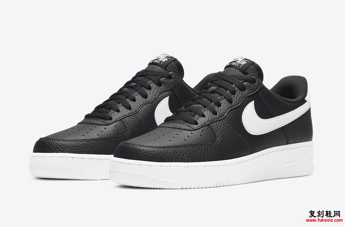 Nike Air Force 1 Low Black White CT2302-002发售日期