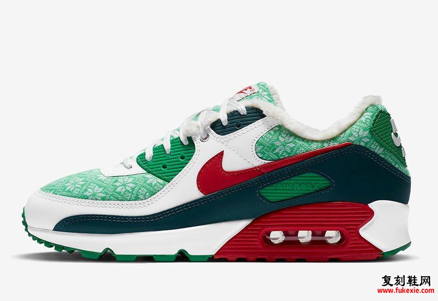 Nike Air Max 90 Christmas DC1607-100发售日期