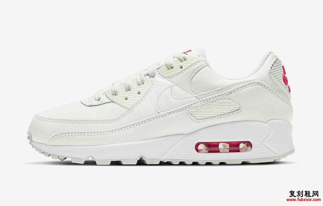 Nike Air Max 90 Sail Red CV8819-102发售日期