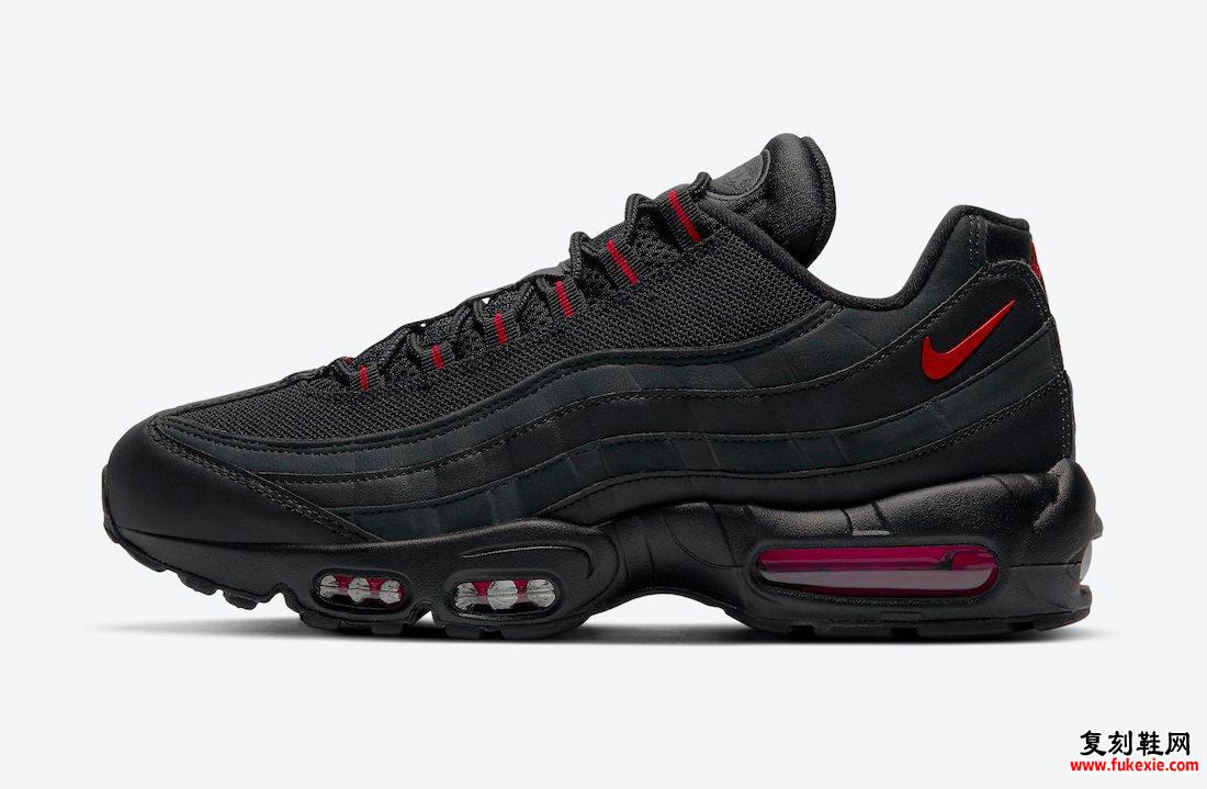 Nike Air Max 95 Black Red DD7114-001发售日期信息