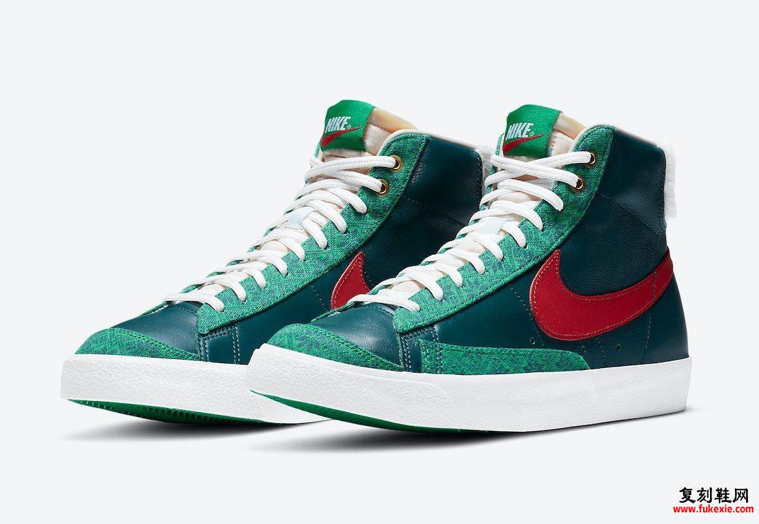 Nike Blazer Mid Christmas DC1619-300发售日期