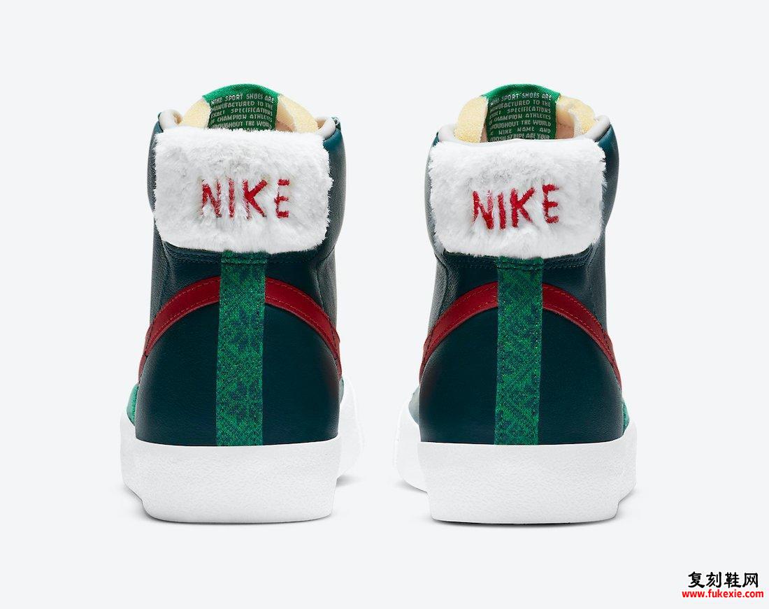 Nike Blazer Mid Christmas DC1619-300发售日期