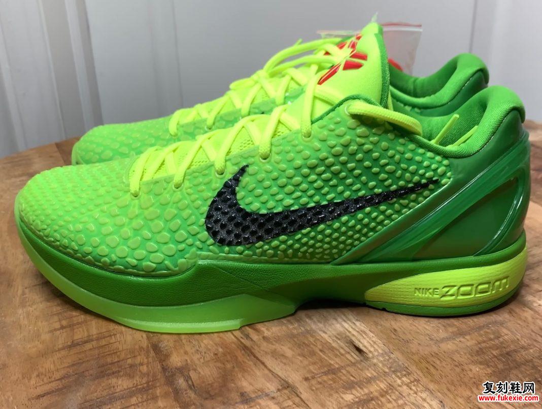 Nike Kobe 6 VI Protro Grinch CW2190-300发售信息