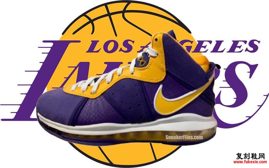 Nike LeBron 8 Lakers DC8380-500发售日期