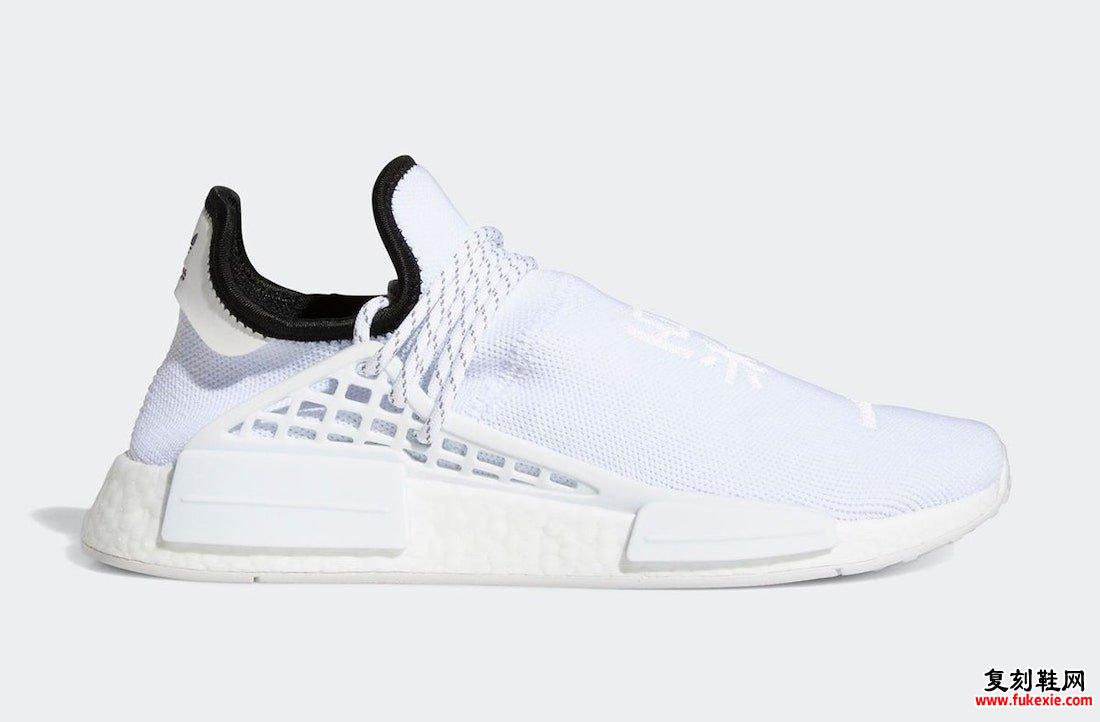 Pharrell adidas NMD Hu White GY0092发售日期