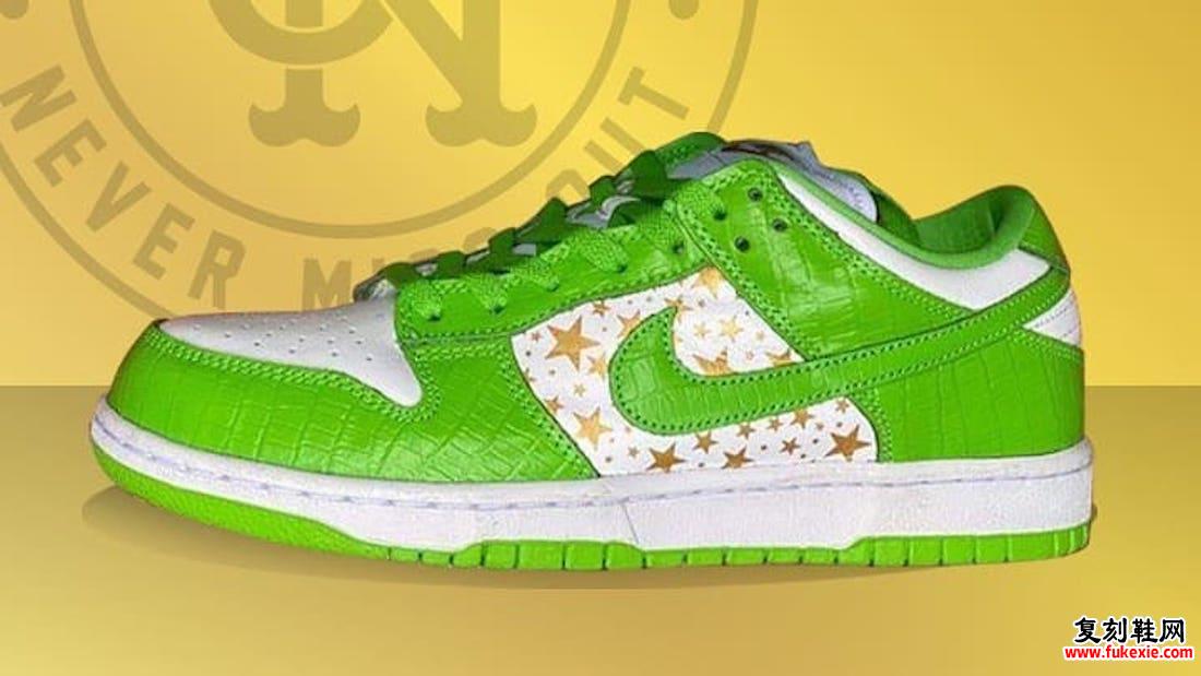 Supreme Nike SB Dunk Low Mean Green DH3228-101