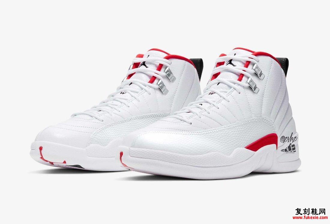 Air Jordan 12 Twist White University Red Black CT8013-106发售日期