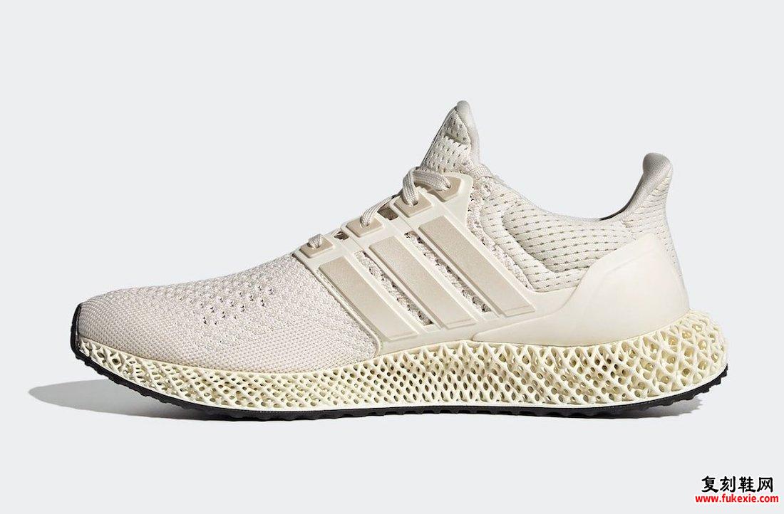 adidas Ultra 4D Core White FX4089发售日期