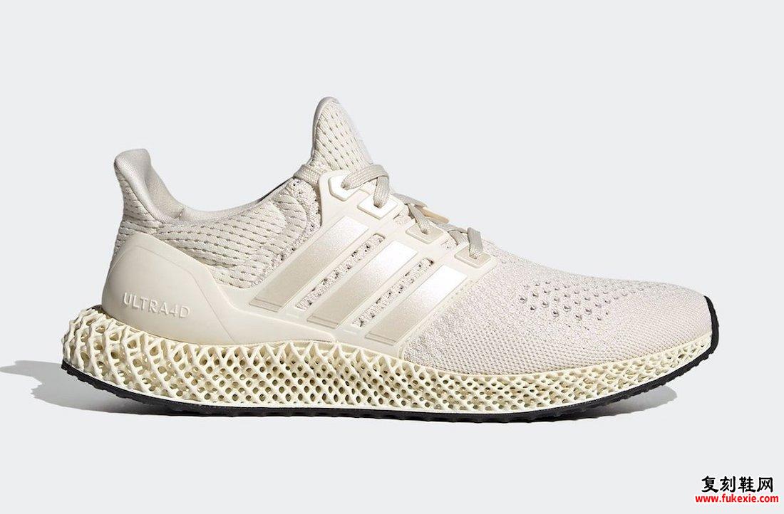 adidas Ultra 4D Core White FX4089发售日期