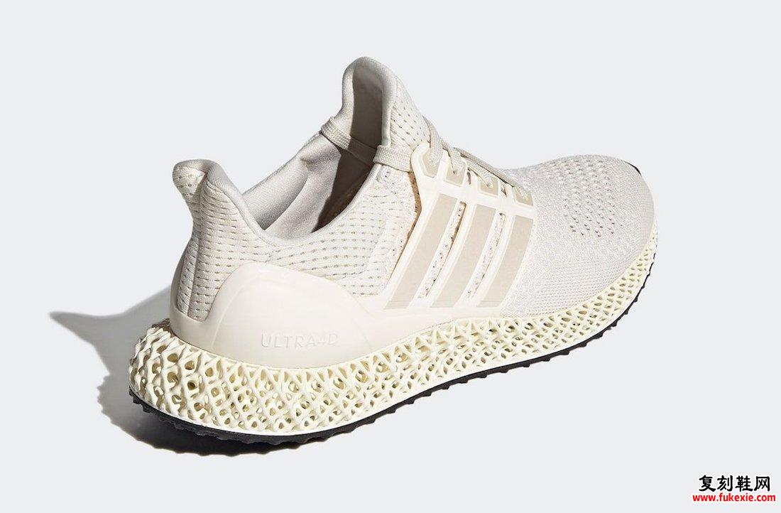 adidas Ultra 4D Core White FX4089发售日期