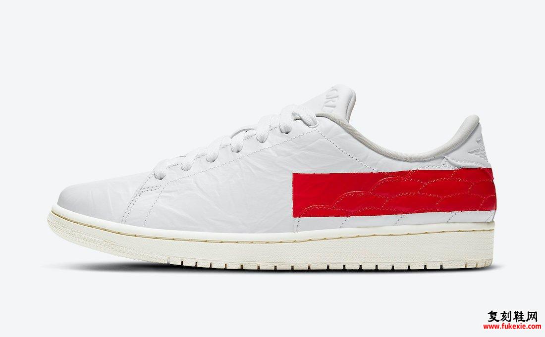 Air Jordan 1 Center Court White University Red Sail DJ2756-101发售日期信息