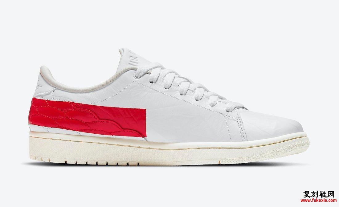 Air Jordan 1 Center Court White University Red Sail DJ2756-101发售日期信息