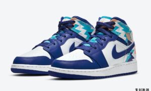 Air Jordan 1 Mid GS Geometric Print 555112-105发售日期