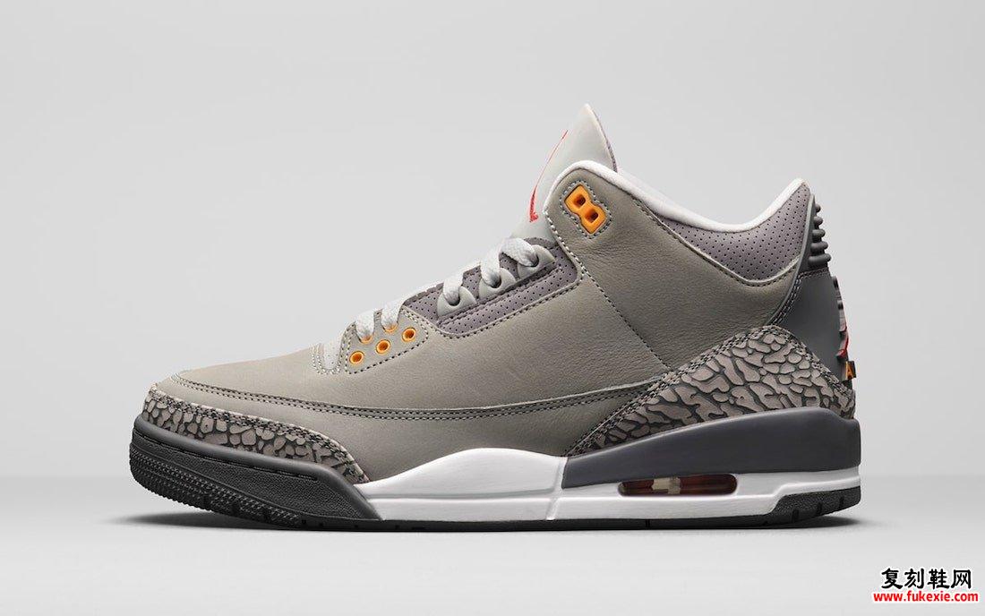 Air Jordan 3 Cool Gray CT8532-012发售日期