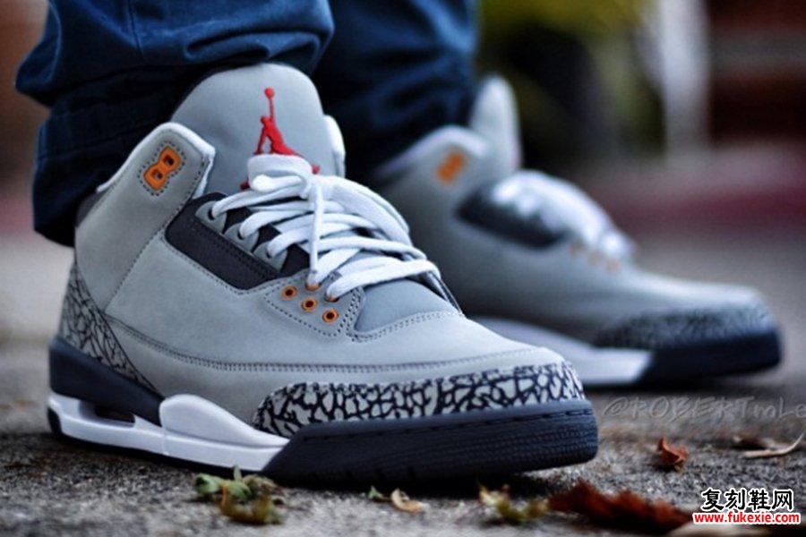 Air Jordan 3 LS``Cool Gray''2007