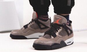 Air Jordan 4 Taupe Haze DB0732-200在脚上