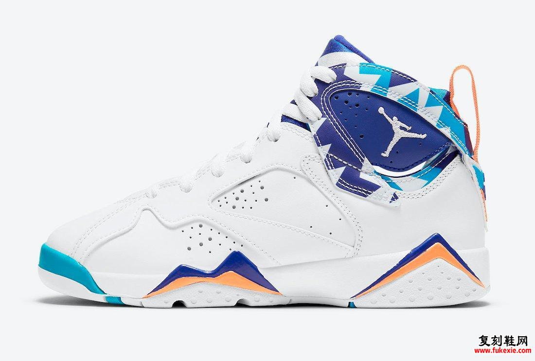 Air Jordan 7 GS White Chlorine Blue 442960-100发售日期