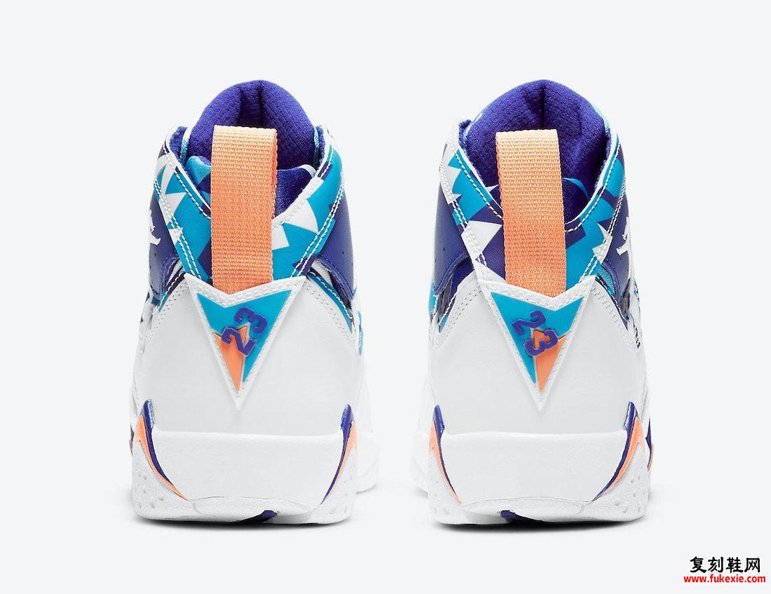 Air Jordan 7 GS White Chlorine Blue 442960-100发售日期