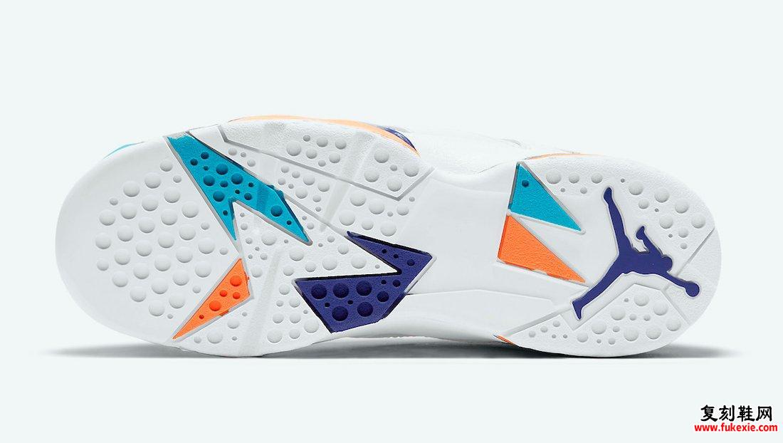 Air Jordan 7 GS White Chlorine Blue 442960-100发售日期