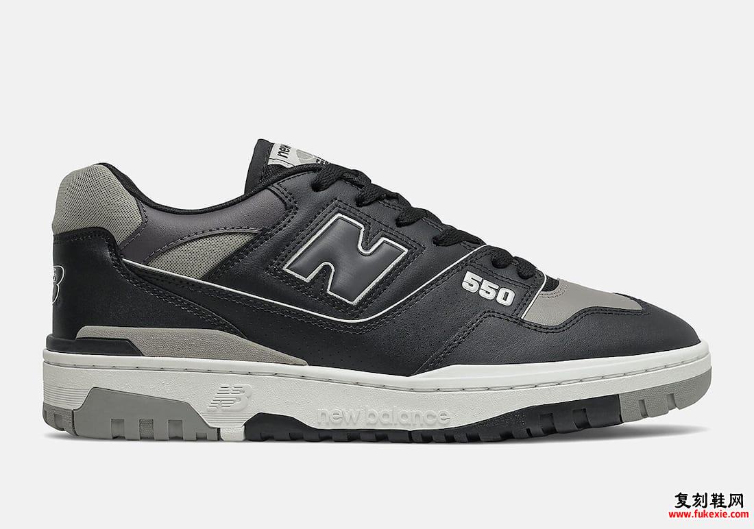 New Balance 550暗黑灰色BB550SR1发售日期信息