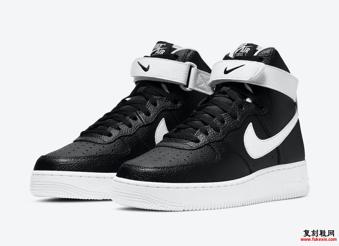 Nike Air Force 1 High Black White CT2303-002发售日期