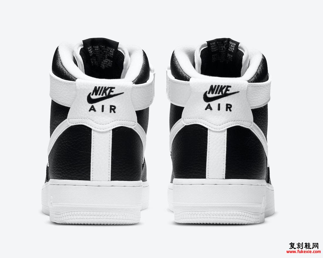 Nike Air Force 1 High Black White CT2303-002发售日期