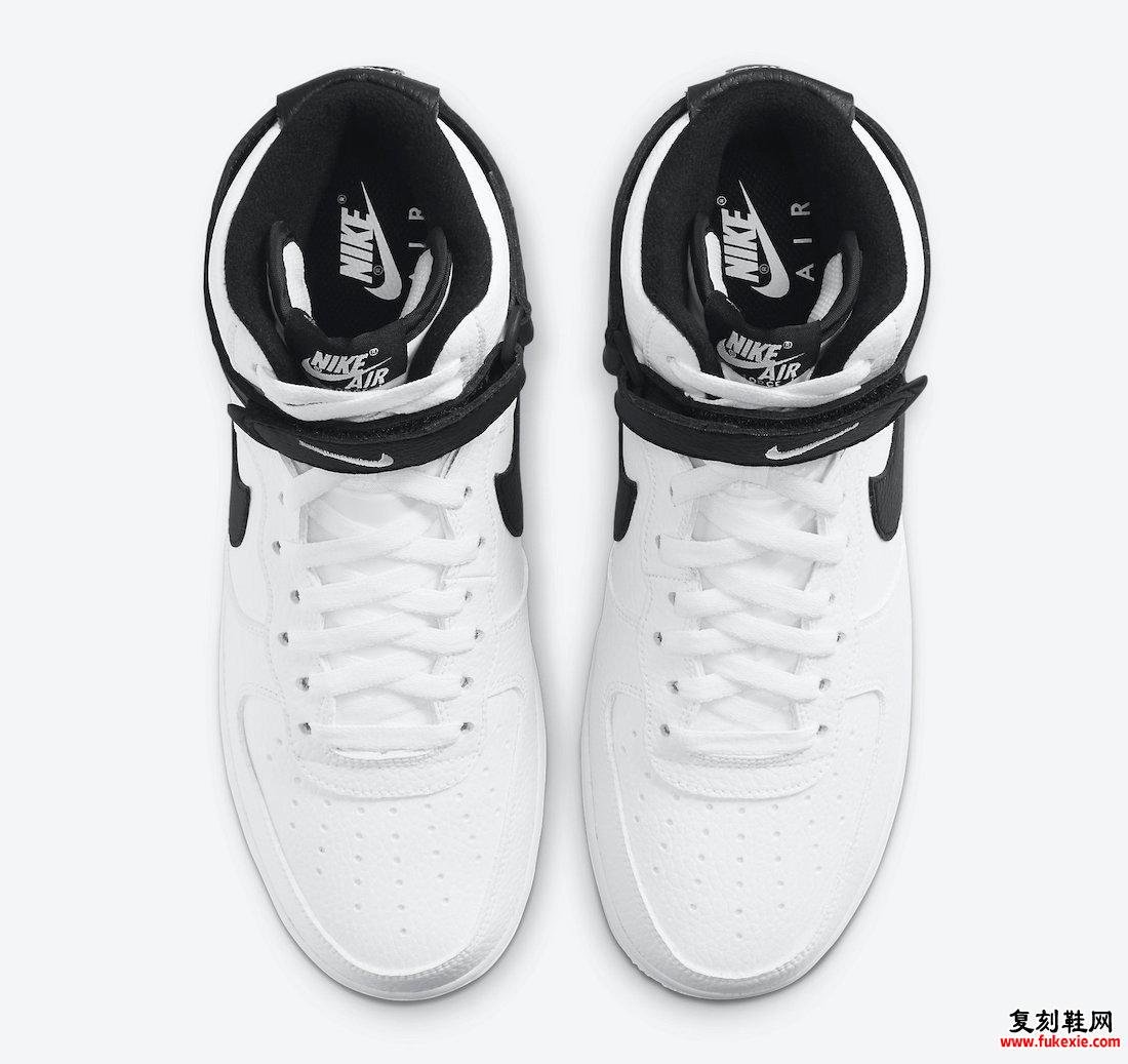 Nike Air Force 1 High White Black CT2303-100发售日期