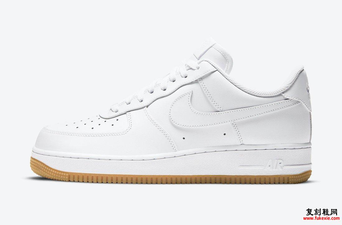 Nike Air Force 1 Low White Gum DJ2739-100发售日期
