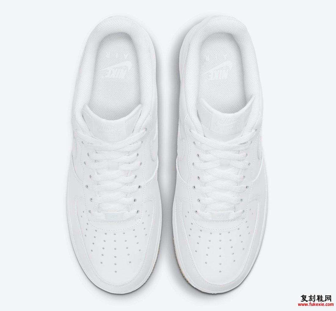 Nike Air Force 1 Low White Gum DJ2739-100发售日期