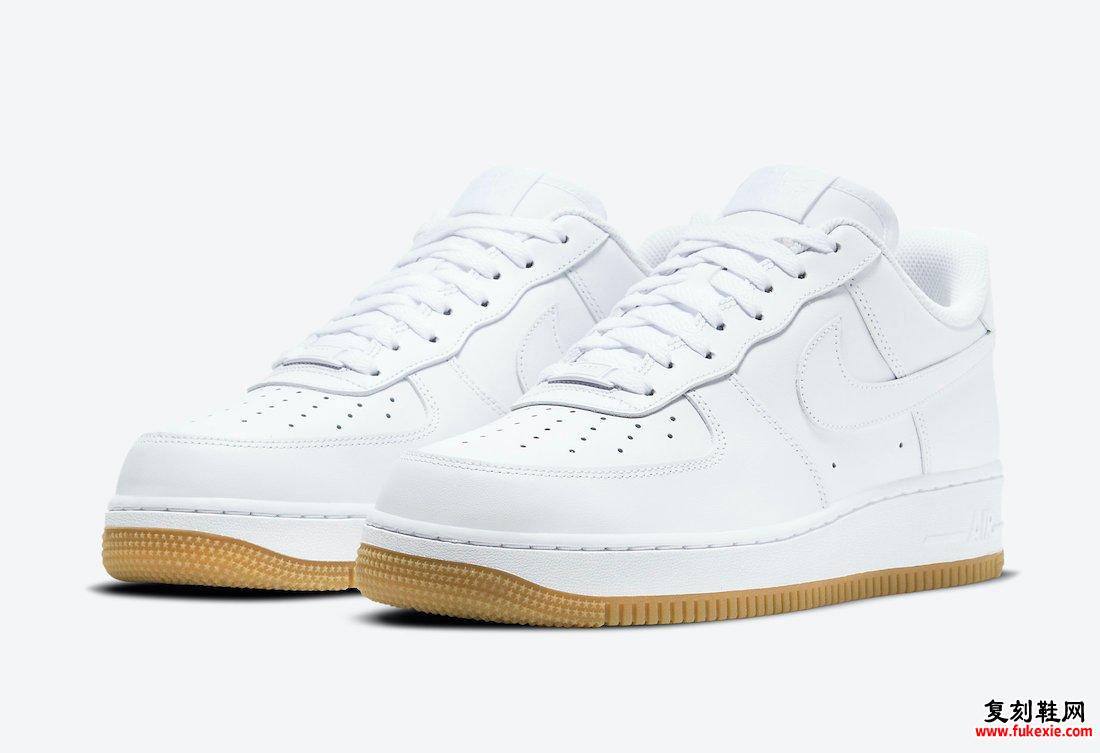 Nike Air Force 1 Low White Gum DJ2739-100发售日期