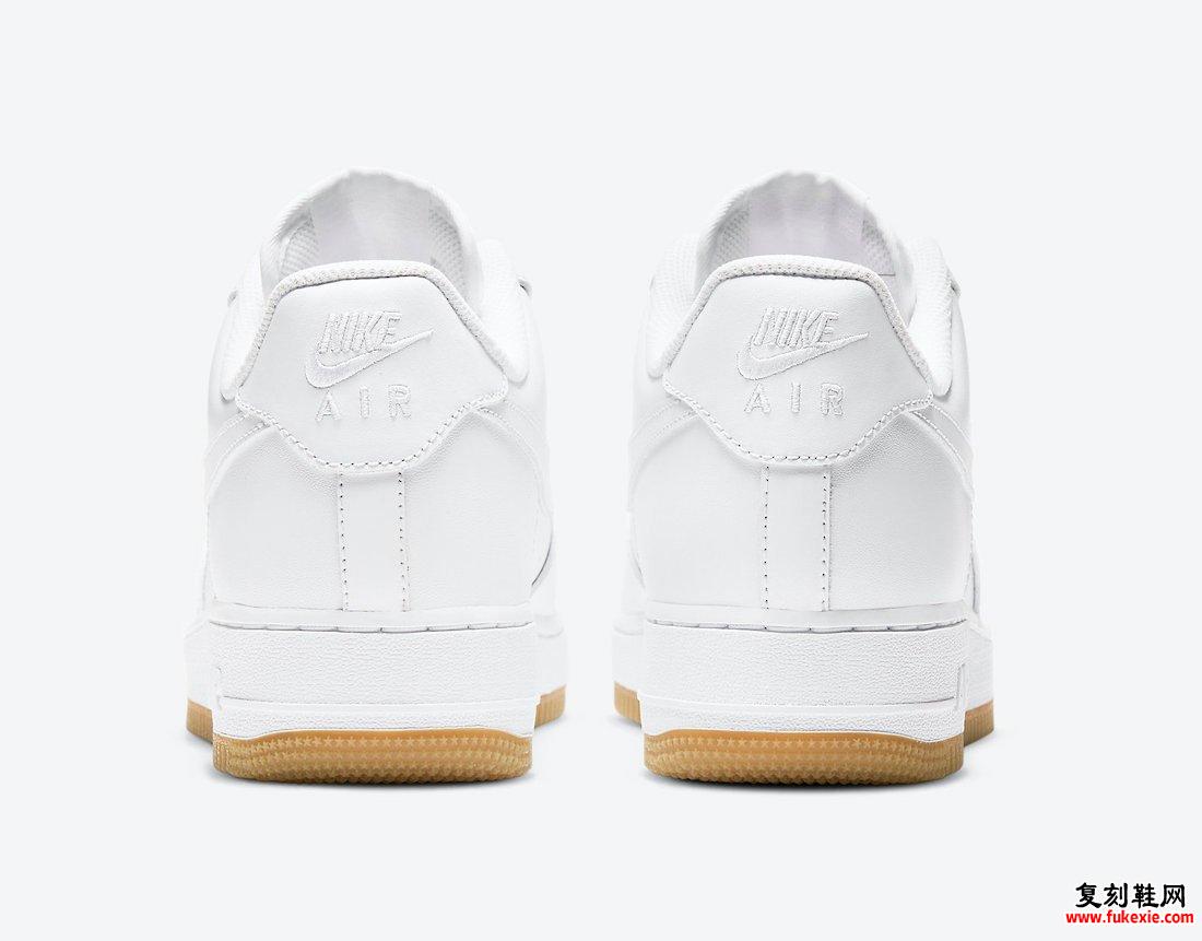 Nike Air Force 1 Low White Gum DJ2739-100发售日期