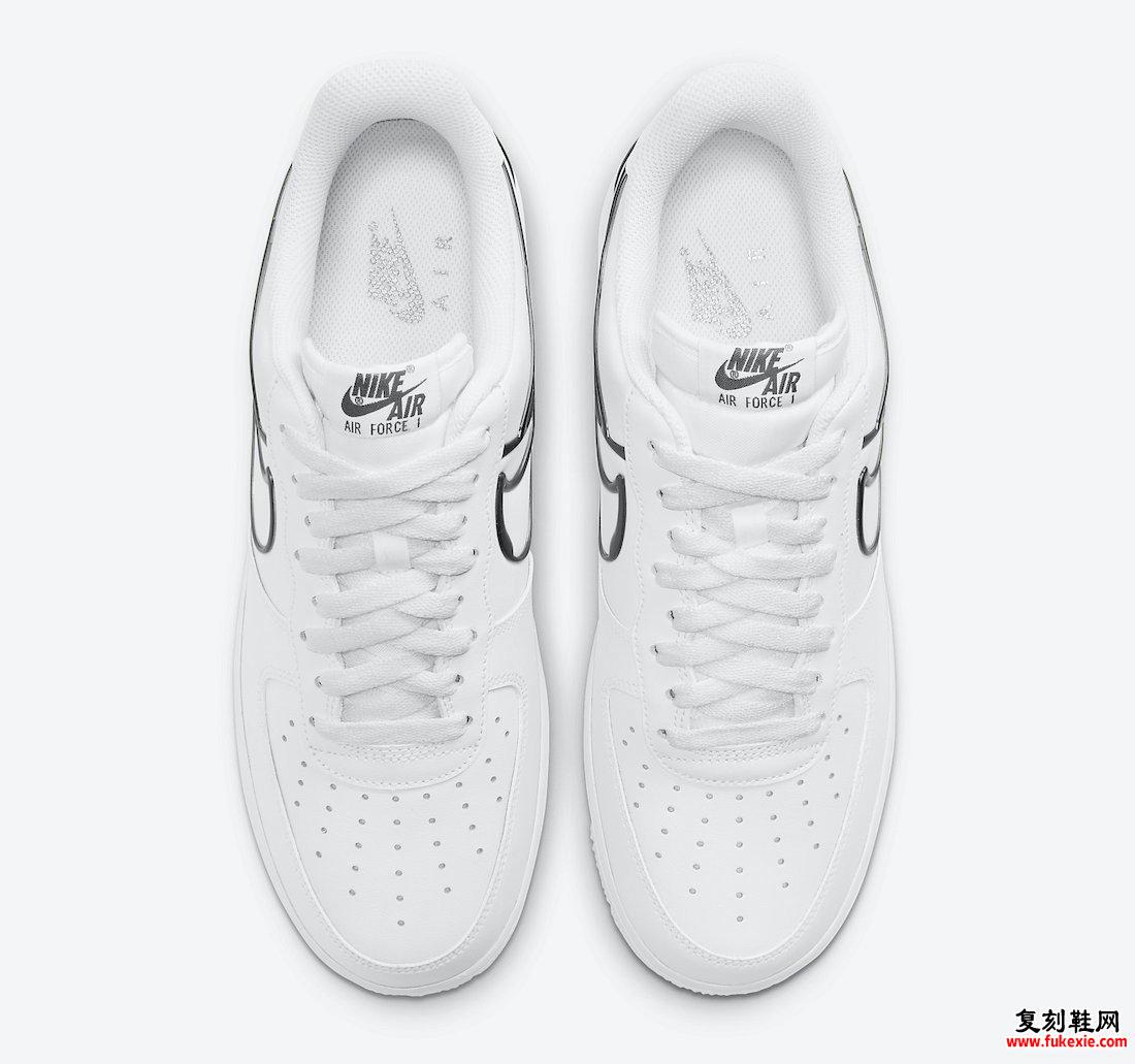 Nike Air Force 1 Low White Metallic Gray DH4098-100发售日期信息