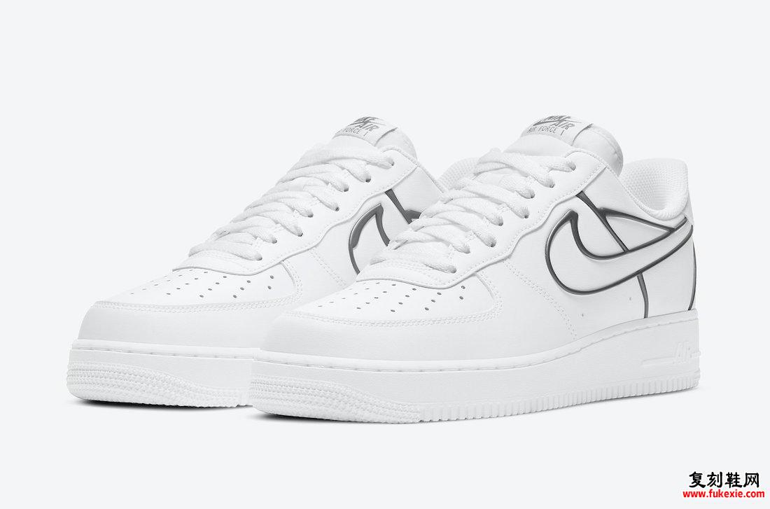 Nike Air Force 1 Low White Metallic Gray DH4098-100发售日期信息