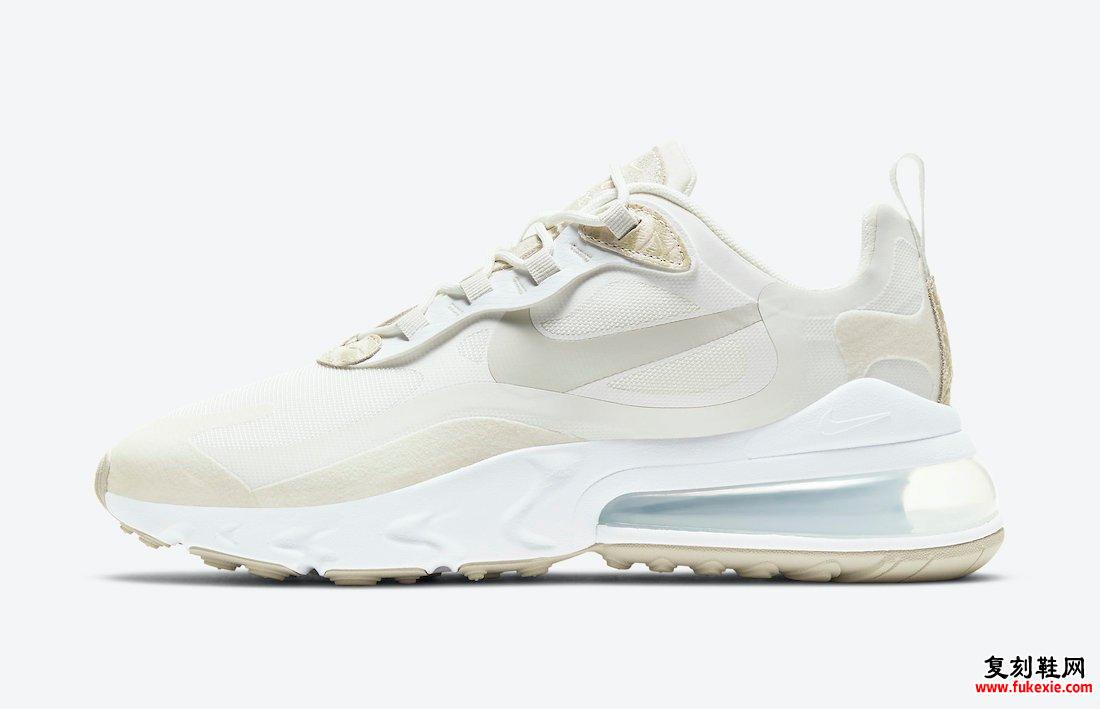 Nike Air Max 270 React Sail Animal Prints CV8815-100发售日期