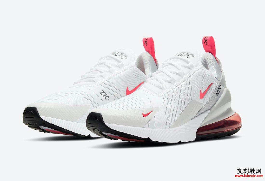 Nike Air Max 270 White Laser Fuchsia DD7120-100发售日期