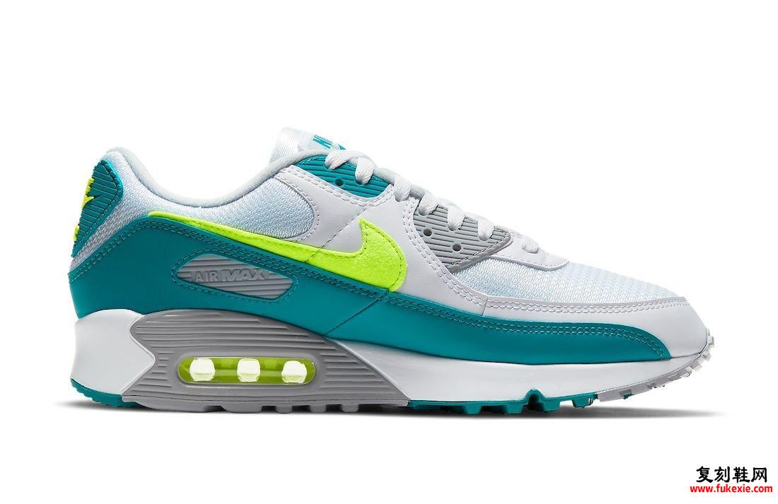 Nike Air Max 90 Spruce Lime CZ2908-100发售日期