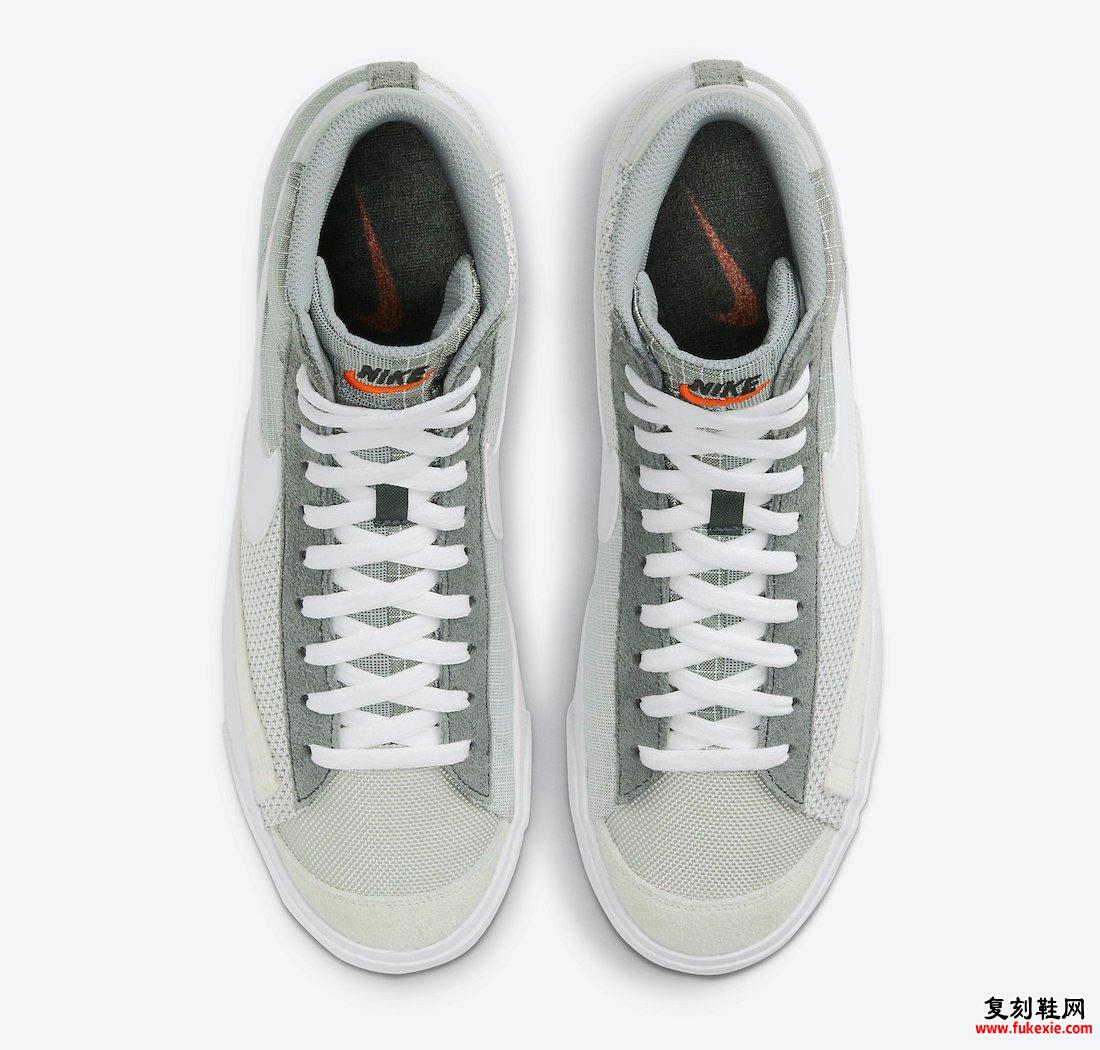 Nike Blazer Mid 77补丁烟灰色白色颗粒灰色DD1162-001发售日期信息