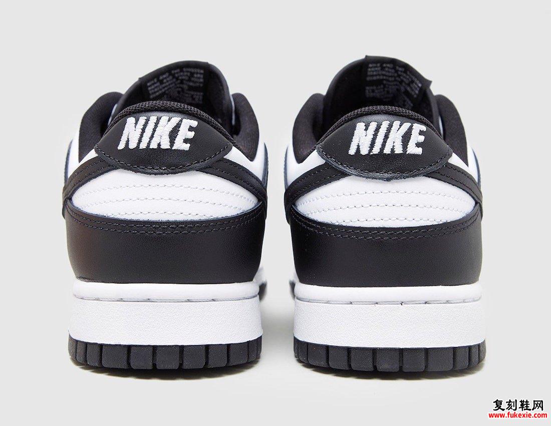 Nike Dunk Low White黑色DD1391-100 2021发售