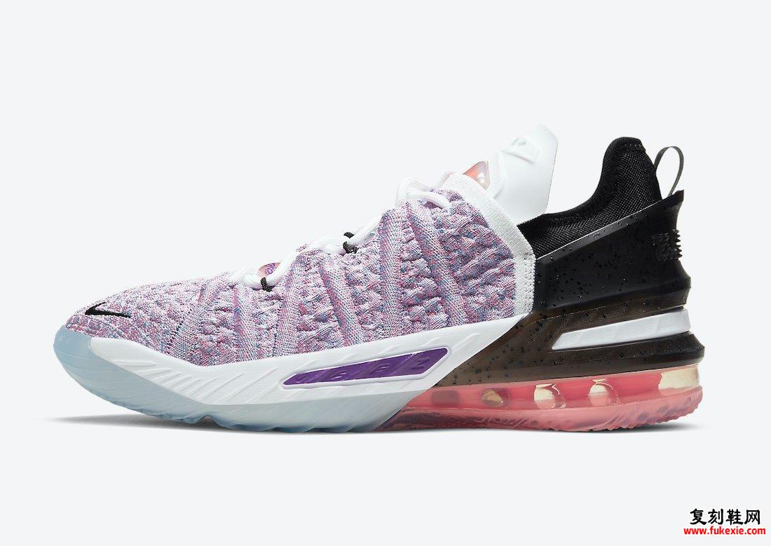 Nike LeBron 18 GS Multicolor CW2760-900发售日期