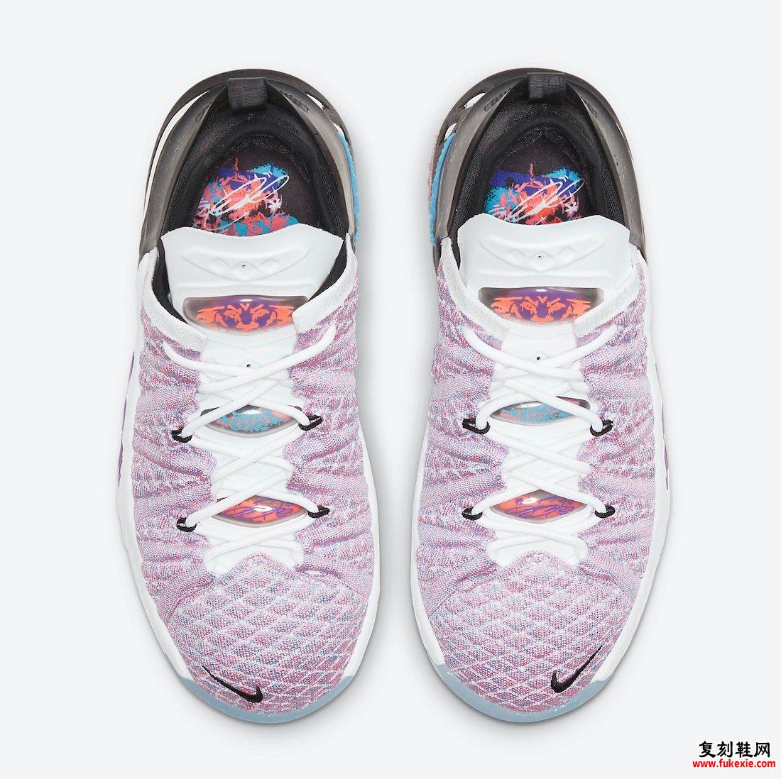 Nike LeBron 18 GS Multicolor CW2760-900发售日期