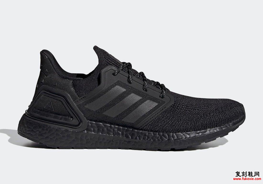 Pharrell adidas Ultra Boost 2020 Black H01892发售日期