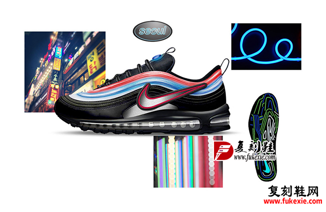 耐克Air Max 97 Neon Seoul发售信息 耐克Air Max 97 Neon Seoul实物欣赏