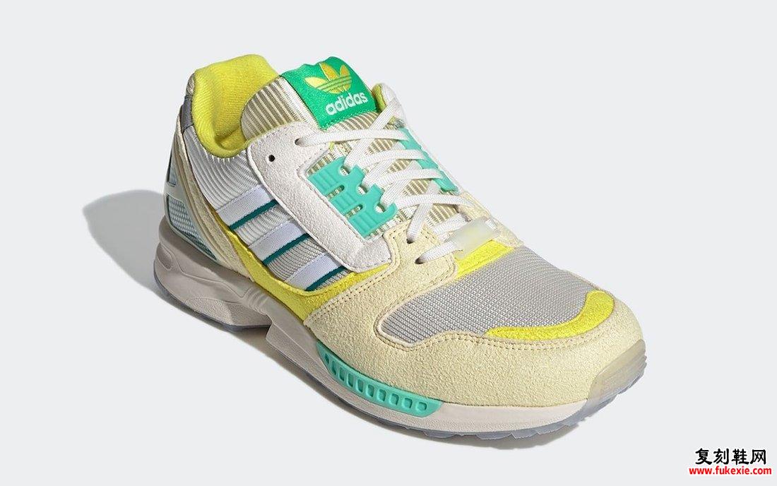 adidas ZX 8000 Frozen Lemonade H68010发售日期