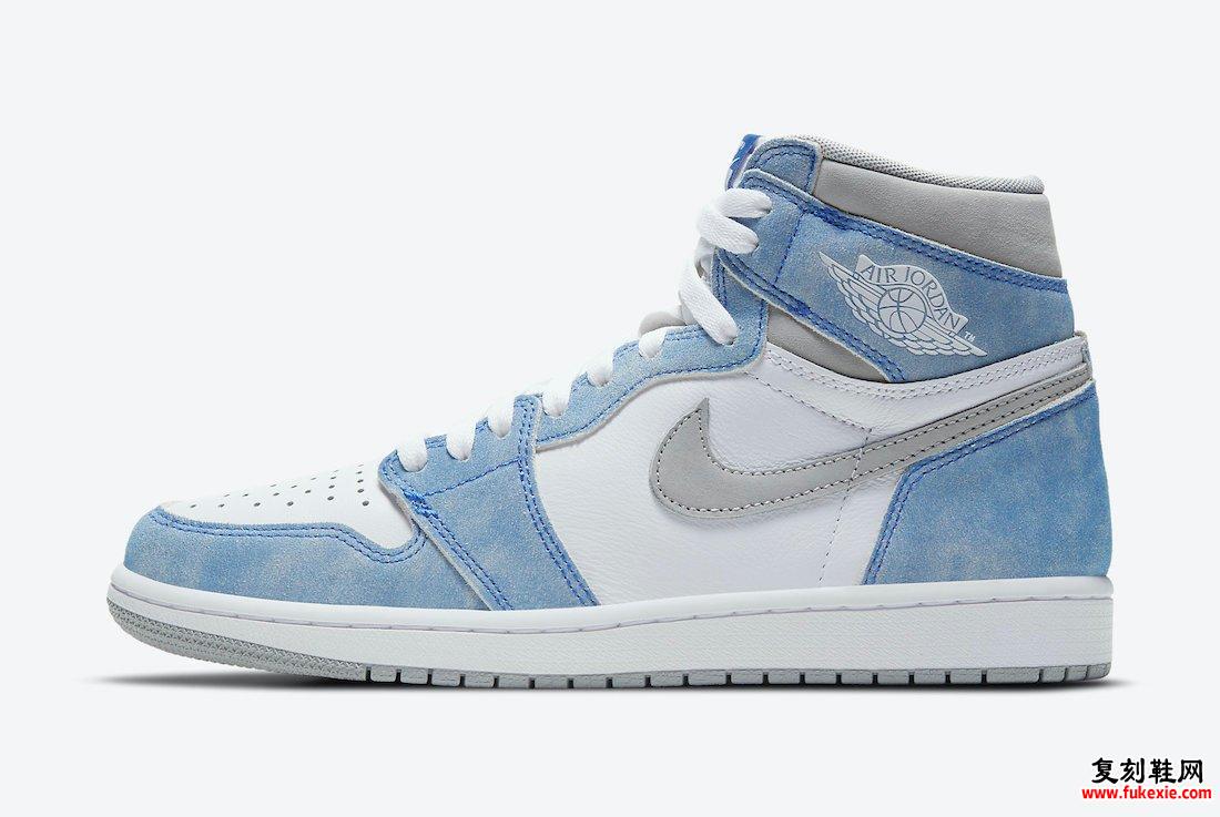 Air Jordan 1 Hyper Royal Light Smoke Gray 555088-402发售信息价格